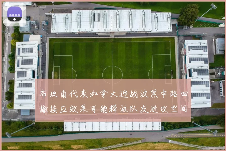 布坎南代表加拿大迎战波黑中路回撤接应效果可能释放队友进攻空间